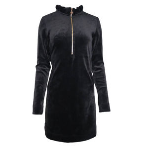 Lilly Pulitzer Black Sheath Dress with Long Sleeves and Mock Neck